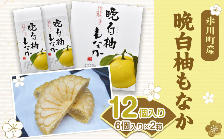 晩白柚もなか 12個入り(6個入り×2箱) 《30日以内に出荷予定(土日祝除く)》道の駅竜北