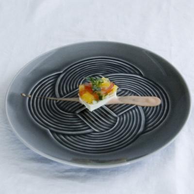 ふるさと納税 瑞浪市 【3色SET】美濃焼 結 25.5大皿  25.5×2.2cm 小田陶器 |  | 02