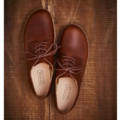 ふるさと納税 大和郡山市 足なりダービー キャメル 27.0cm 牛革 革靴 KOTOKA メンズシューズ KTO-3001 |  | 01