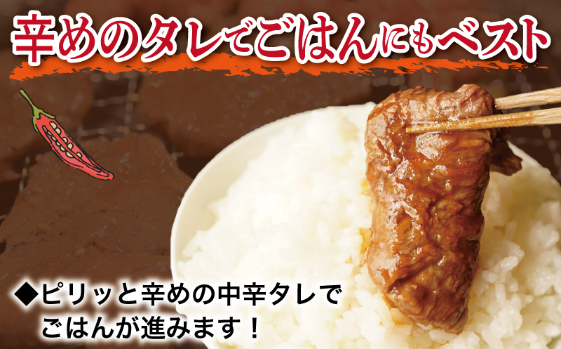 【満足ハラミ】中辛タレ漬け 合計1.5kg 【味付け ハラミ 小分け 焼くだけ 簡単調理 BBQ 牛肉 250g×6P】 015B503_イメージ4
