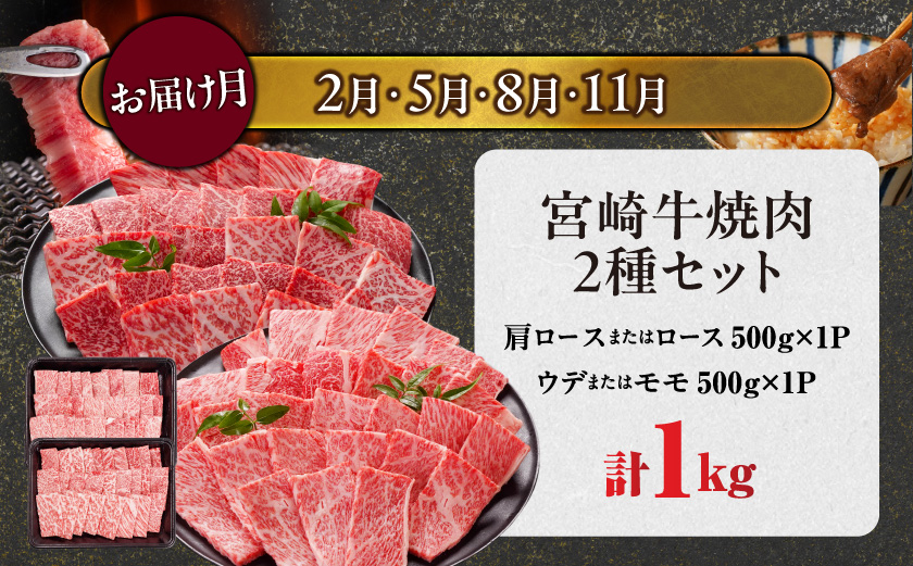 ≪3回連続お届け≫とにかくお肉大好き!宮崎牛と宮崎県産豚定期便M(総重量4.3kg)_T48-3-N201