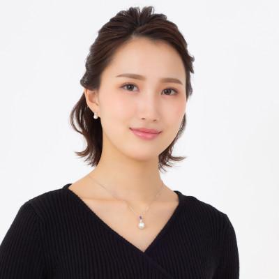 ふるさと納税 神戸市 【菫】白蝶真珠(南洋真珠)アイオライト&ブルートパーズ K18WG ペンダントトップ |  | 02