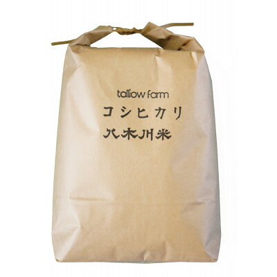 【ふるさと納税】【コシヒカリ 5kg分 精米 無洗米/約4.25kg】 蛇紋岩 八木川米_ 送料無料 こしひかり お米 ほぼ無農薬 減農薬 低農薬 有機JAS 以上の拘り 低温保存 5キロ【1405295】