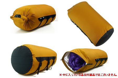 oxtos 透湿防水 コンプレッションドライバッグ 12L  （ マスタード ） 【 キャンプ 】