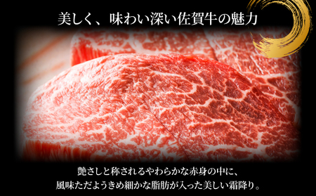 【A4～A5】佐賀牛モモステーキ　約500ｇ（100ｇ×5ｐ)