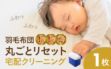 羽毛布団丸洗い宅配クリーニング 1点｜クリーニング