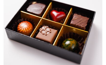 【バレンタイン・ホワイトデーギフト】ボンボンショコラ６粒入り ショコラ チョコ チョコレート ギフト プレゼント