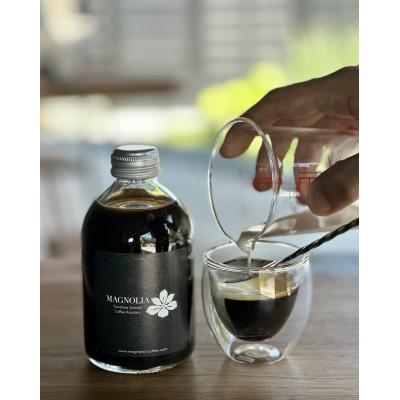 ふるさと納税 太田市 マグノリアコーヒー/スペシャルティコーヒーのカフェ・オレのもと(濃縮タイプ)「無糖」 2本セット |  | 02