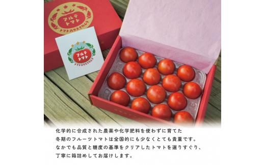 【定期便5回】＜アルテトマト 約800g（10‐16玉）×5箱＞計約4kg フルーツトマト 栽培期間中化学農薬・化学肥料不使用 高知県 トマトハウスナカムラ 【常温】 牧野富太郎博士の好物 佐川町（1