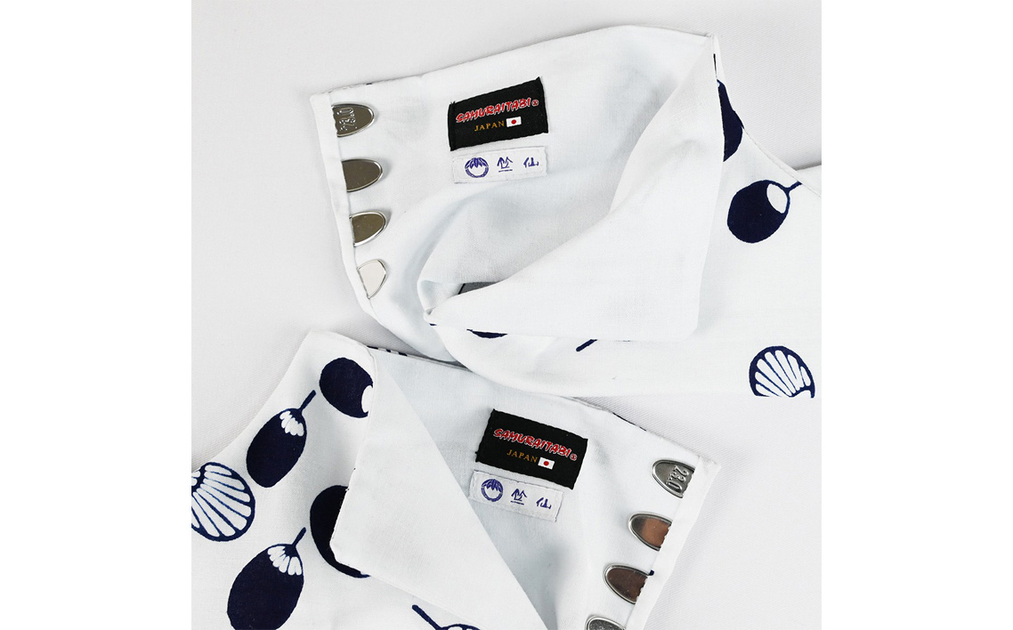 No.491-23 「SAMURAITABI」竺仙足袋 うちわ柄（30cm）