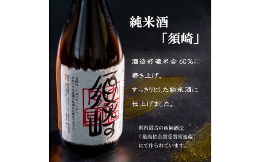 純米酒｢須崎｣と兄弟酒｢久礼｣吟醸無濾過･辛口純米+10 1800ml×3本 TH087
