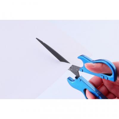 ふるさと納税 関市 <メディアで話題>ギターハサミ　Seki Sound　メタリックブルー |  | 01