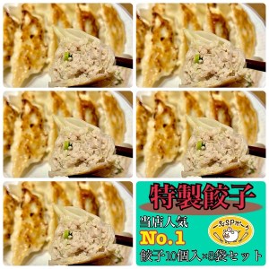 1169 おかんの手作り餃子（10個入×5袋）　餃子　手作り　一志SPポーク　まるとも　冷凍