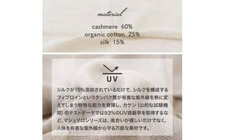 【アイボリー】 黄金比 カシミヤ＆シルクブレンド ギフトセット アフガンと帽子のセット co-s70【60営業日程度で発送】