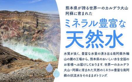 【2ヶ月定期便】水 熊本 の おいしい お水 阿蘇山 天然水  2L × 6本 1ケース 丸富産業《お申込み月の翌月から出荷開始》熊本県 御船町 水 天然水 みず 熊本