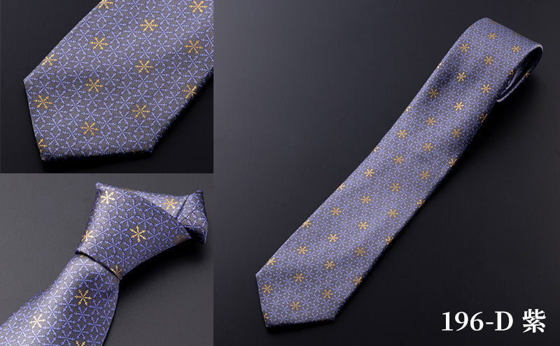 「七代目 吉澤与市の世界」オリジナルネクタイ「椿」 ファッション小物 メンズ 紳士 ビジネス スーツ 【145-C／水色】