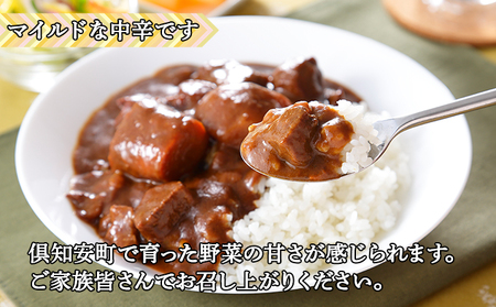 倶知安ビーフカレー 北海道 計10個 中辛 レトルト食品 加工品 牛肉 ビーフ 野菜 じゃがいも お取り寄せ グルメ 北海道 【お肉・牛肉・加工食品・惣菜・レトルト】 