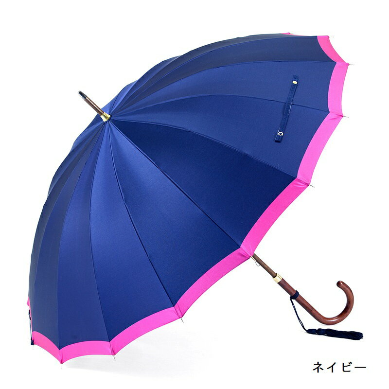 【ふるさと納税】【前原光榮商店】婦人用雨傘 ボーダー-W-カーボン〈お名入れ可〉 選べる 6色 レディース 女性 スーツ ビジネス 通勤 贈答 プレゼント ギフト 誕生日