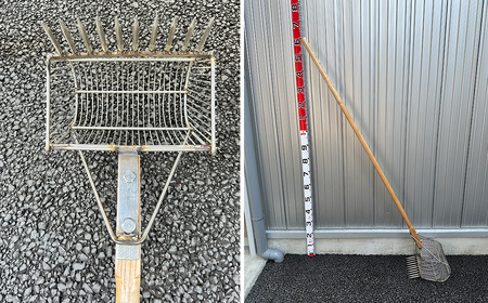 貝堀ジョレン（潮干狩り用貝取りジョレン）kz-2 No.582