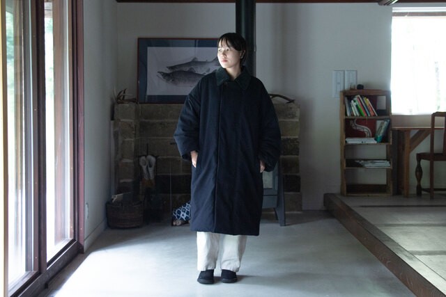 モデル身長：160cm /紺 Lサイズ着用