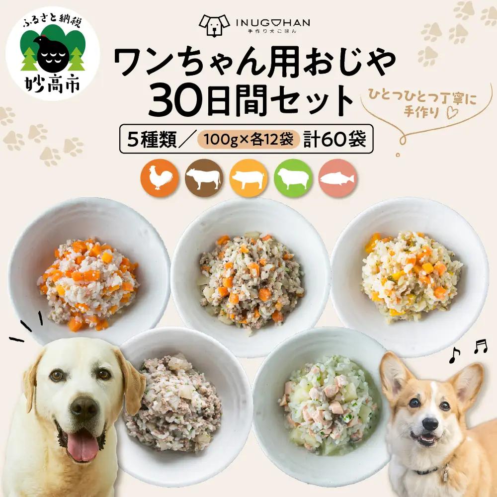 ワンちゃん用おじや30日間セット（100g）