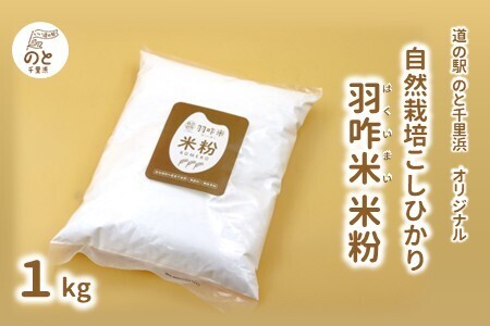 米粉 1kg  「自然栽培こしひかり羽咋米」 石川 能登 