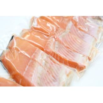 先行受付 活〆 時知らず鮭 切り身 中塩仕込 天然  半身 1200g 魚体3kg以上 小分け【配送不可地域：離島・沖縄県】