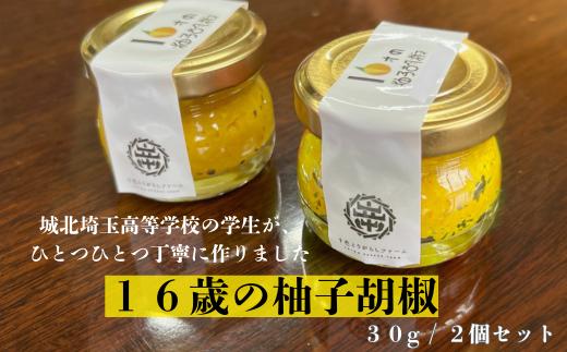 
            高校生が作る16歳の柚子胡椒（2個セット）
          