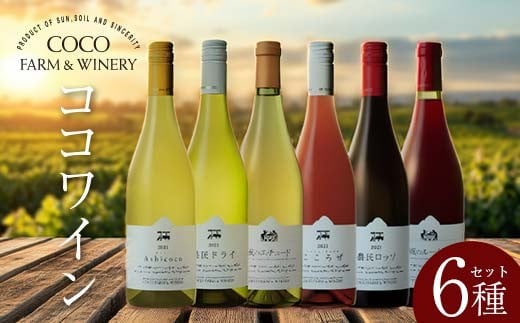 ココワイン/ワイン6本セット【  ワイン セット お酒 栃木県 足利市 】