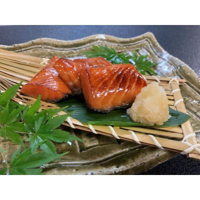 ふるさと納税 村上市 「伝統の鮭料理」鮭の味噌漬 7切 約490g |  | 01
