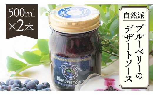 大崎上島産 ブルーベリー100%デザートソース 500mL×2本 広島県 大崎上島町 瀬戸内 離島 国産 果物 ギフト 送料無料 産地直送