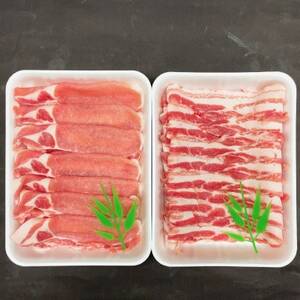 知多フレッシュポーク 900g スライスセット 厚さ2mm ロース 豚バラ 豚肉 お肉 にく ロース ぶたにく お肉 豚バラ ご飯 おかず 豚肉