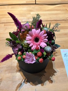 フラワーアレンジ（ギフトにも）花産地伊那から全国へ｜フラワーアレンジ 伊那 花 ギフト プレゼント はな 華やか 四季 信州 ふるさと納税【020-18】