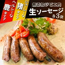 【ふるさと納税】ジビエ 無添加 生 ソーセージ 鹿肉ソーセージ 猪肉ソーセージ 100g×各3P 600g 食べ比べ セット ウィンナー 国産 九州 大分県 豊後高田市 シカ イノシシ