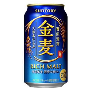 【毎月定期便】サントリー　金麦350ml×24本全3回【配送不可地域：離島・沖縄県】【4001774】
