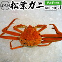 【ふるさと納税】【先行予約】ボイル松葉ガニ（600g～700gを1枚）OM-18 松葉ガニ 松葉がに かに 蟹 カニ 鳥取県境港 御来屋漁港