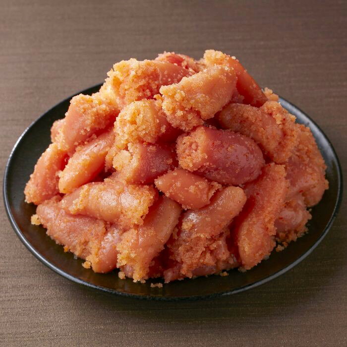 【ふるさと納税】【鳴海屋】無着色あごだし明太子並切れ1kg【辛子明太子】.AC237