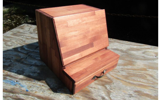
手作り木製 小さなお仏壇 ライティングデスク（前倒しタイプ）
