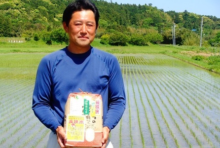【令和5年産】川名一将さんちの長狭米　コシヒカリ12kg【玄米】 [0017-0003]
