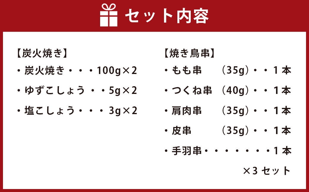 〈はかた地どり〉焼き鳥串＆炭火焼きセット【SFY】/博多大丸