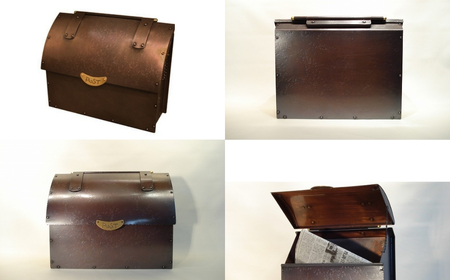 ハンドメイド 銅製ポスト 2型 |  ハンドメイド ポスト 銅製品 錆びにくい 抗菌 抗菌効果 玄関 庭 おしゃれ インテリア 高級感 長く使える 職人 手作り 一戸建て お家 埼玉県 草加市