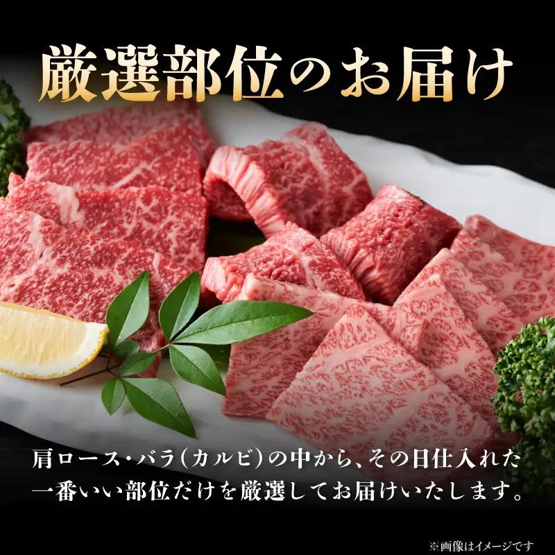 訳あり！【A4～A5】博多和牛焼肉切り落とし(肩ロース・バラ) 500g 肉 お肉 和牛 黒毛和牛 博多和牛 A4 A5 焼肉 肩ロース バラ カルビ BBQ バーベキュー 福岡県 八女市 214-0