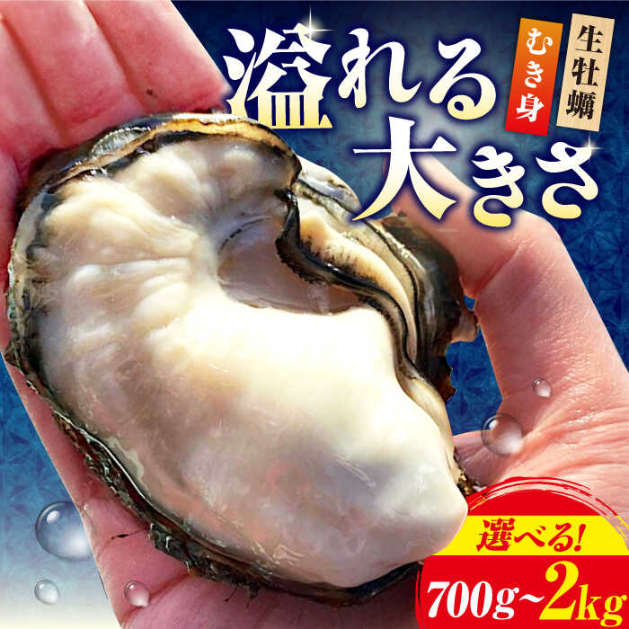 【ふるさと納税】すぐに使える！ 【生牡蠣】【着日指定可能】牡蠣 生食 むき身 広島県産 生食 むき身 殻付き かき カキ むき身 選べる かき カキ カキフライ 冷蔵 海鮮 広島県産 人気 送料無料 江田島市/株式会社かきうち[XBK001]