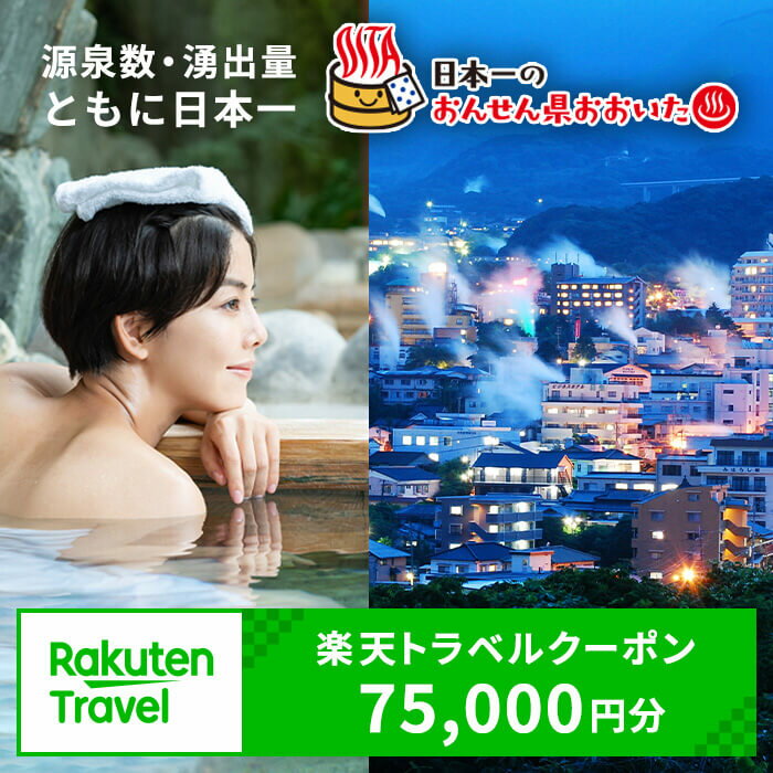 【ふるさと納税】大分県の対象施設で使える楽天トラベルクーポン　寄付額250,000円【optc007】