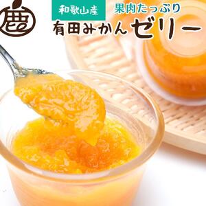 果肉たっぷり 有田みかんゼリー9個 和歌山県産