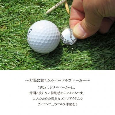 ふるさと納税 神戸市 銀製 ゴルフマーカー×グリーンフォークセット キュービック ネット付き 神戸市 MS-017-055 |  | 02