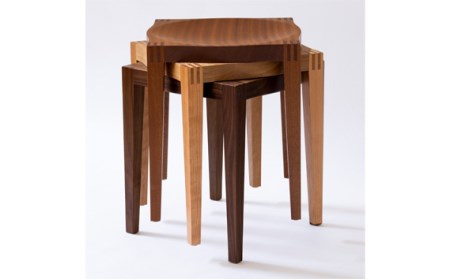 No.514 【家具蔵】スツール　ゼン　ウォールナット材