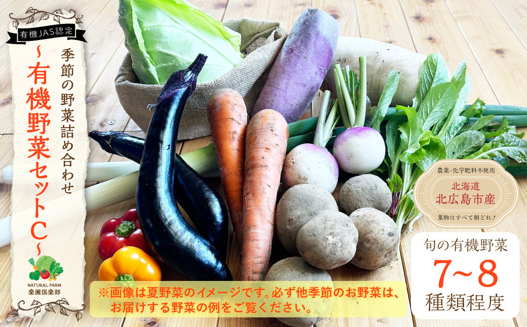 有機JAS認定 季節の野菜詰め合わせ ～有機野菜セットC～ 