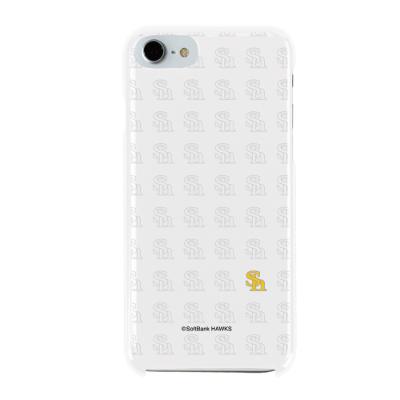 ふるさと納税 大野城市 福岡ソフトバンクホークス iPhoneケース ハードタイプ logo-ip7-3-wht