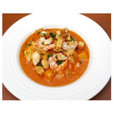 ふるさと納税 奈良市 スープで食べるご飯　海老とトマトのポタジェライス・ソース　6パック |  | 01